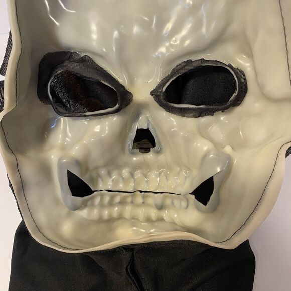 Easter Unlimited Skull Mask Fun World 9205 Hood Halloween Face - Picture 5 of 10